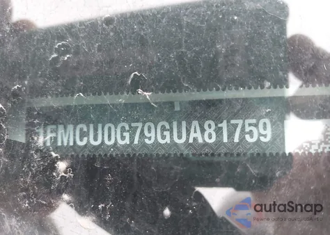 2016 Ford Escape Se из США, поврежденный, VIN 1FMCU0G79GUA81759